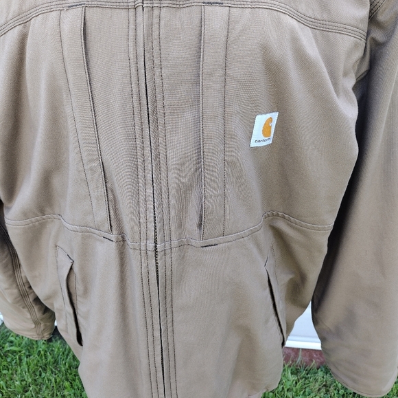 Carhartt Jacket Mens XL Brown Full Swing Cryder Insulated Work 102207 908 - Picture 2 of 14